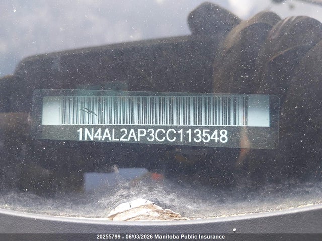 Продажа на аукционе авто 2012 Nissan Altima 2.5 S, vin: 1N4AL2AP3CC113548, номер лота: 20255799