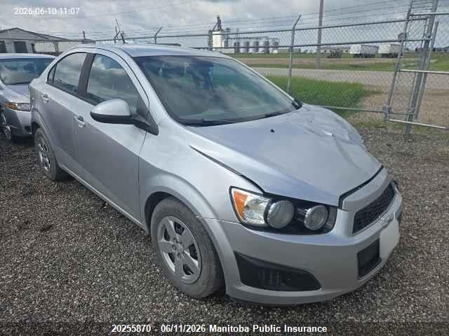 Продаж на аукціоні авто 2012 Chevrolet Sonic Ls, vin: 1G1JA5EH7C4182203, номер лоту: 20255870