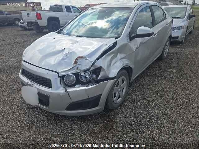 Продаж на аукціоні авто 2012 Chevrolet Sonic Ls, vin: 1G1JA5EH7C4182203, номер лоту: 20255870