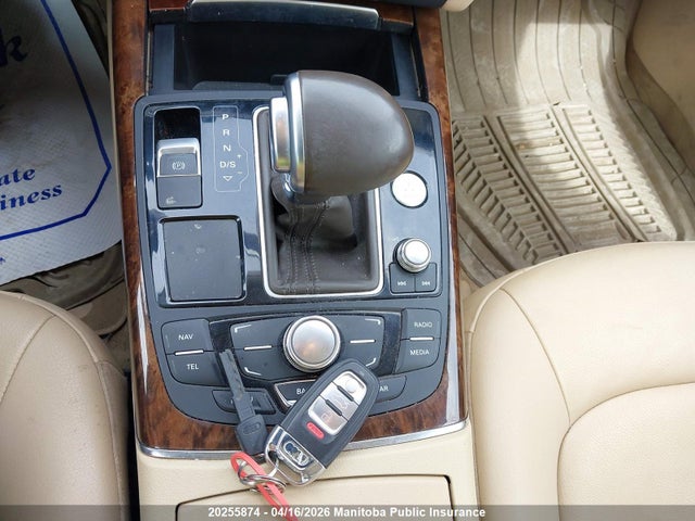 20255874 :رقم المزاد ، WAUFGCFC1DN050209 vin ، 2013 Audi A6 3.0t Quattro مزاد بيع