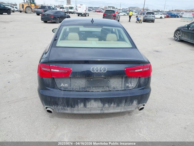 20255874 :رقم المزاد ، WAUFGCFC1DN050209 vin ، 2013 Audi A6 3.0t Quattro مزاد بيع