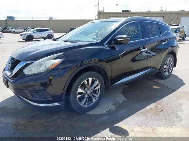 2015 Nissan Murano Sl მანქანა იყიდება აუქციონზე, vin: 5N1AZ2MH6FN218988, აუქციონის ნომერი: 20255882