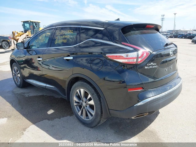 2015 Nissan Murano Sl მანქანა იყიდება აუქციონზე, vin: 5N1AZ2MH6FN218988, აუქციონის ნომერი: 20255882