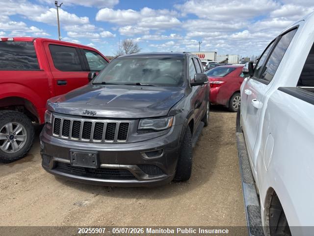 20255907 :رقم المزاد ، 1C4RJFCM7FC195219 vin ، 2015 Jeep Grand Cherokee Overland مزاد بيع