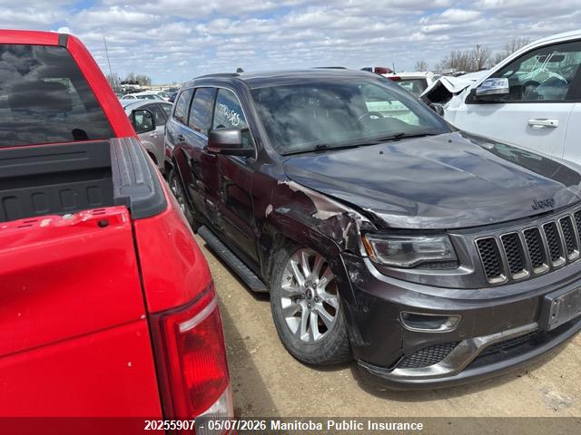 20255907 :رقم المزاد ، 1C4RJFCM7FC195219 vin ، 2015 Jeep Grand Cherokee Overland مزاد بيع