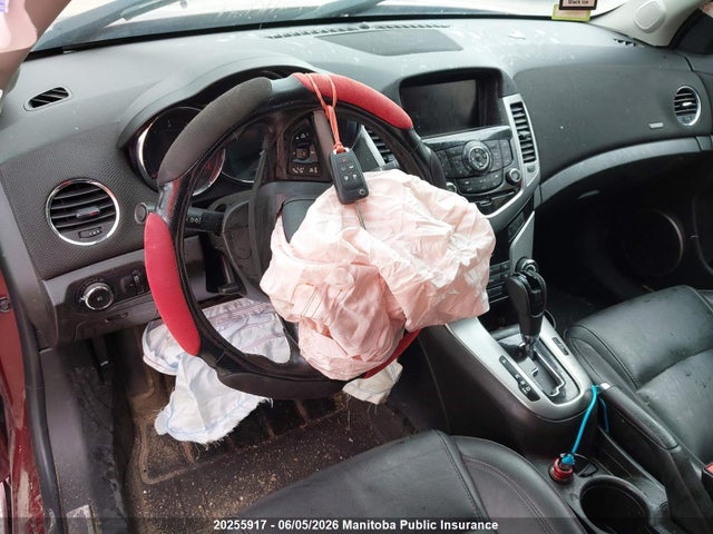 2015 Chevrolet Cruze Ltz Turbo მანქანა იყიდება აუქციონზე, vin: 1G1PG5SB7F7225871, აუქციონის ნომერი: 20255917