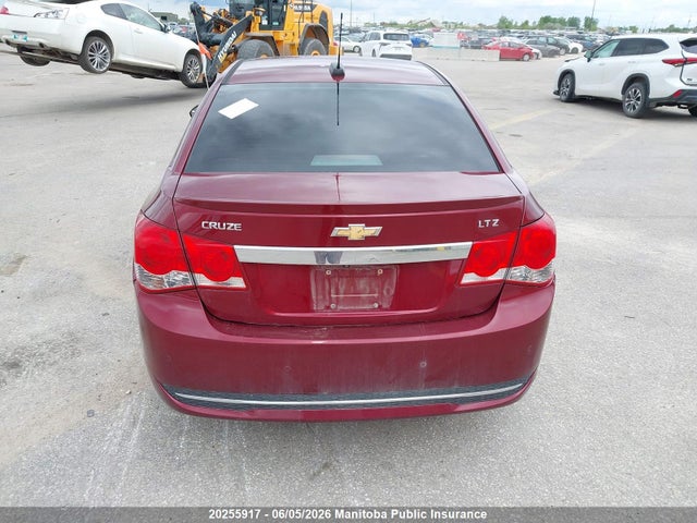 2015 Chevrolet Cruze Ltz Turbo მანქანა იყიდება აუქციონზე, vin: 1G1PG5SB7F7225871, აუქციონის ნომერი: 20255917