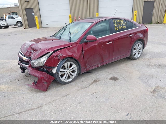 2015 Chevrolet Cruze Ltz Turbo მანქანა იყიდება აუქციონზე, vin: 1G1PG5SB7F7225871, აუქციონის ნომერი: 20255917