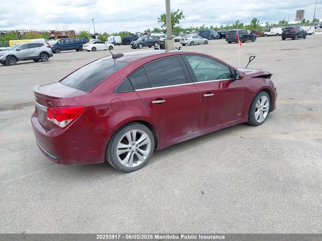 2015 Chevrolet Cruze Ltz Turbo მანქანა იყიდება აუქციონზე, vin: 1G1PG5SB7F7225871, აუქციონის ნომერი: 20255917