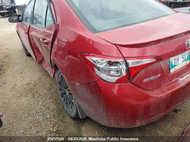 2T1BURHE8GC553576 Toyota Corolla S