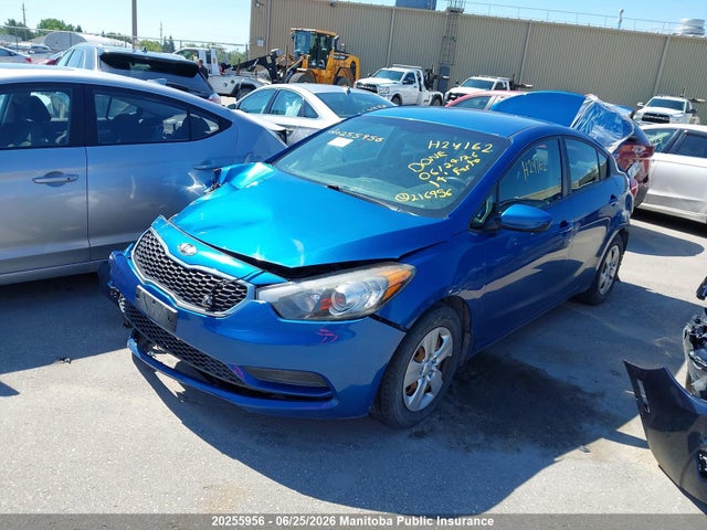 Продажа на аукционе авто 2014 Kia Forte Ex, vin: KNAFK4A64E5216956, номер лота: 20255956