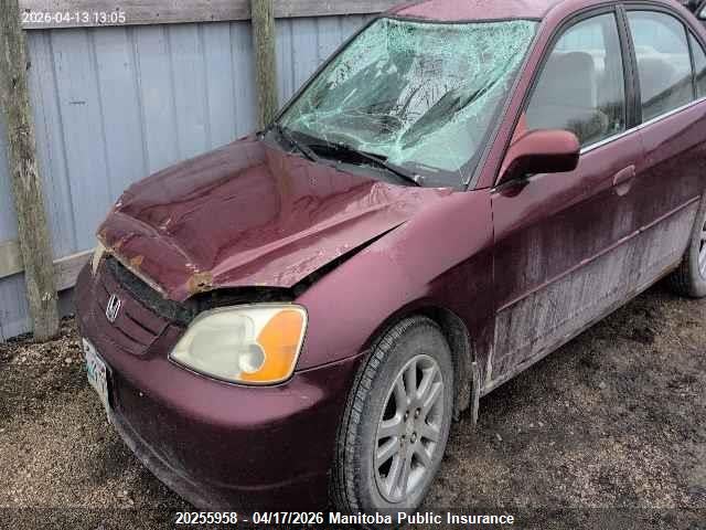 Aukcja sprzedaży 2002 Honda Civic Lx-g, vin: 2HGES15822H916246, numer aukcji: 20255958