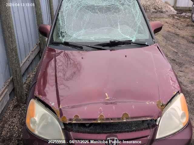 Aukcja sprzedaży 2002 Honda Civic Lx-g, vin: 2HGES15822H916246, numer aukcji: 20255958