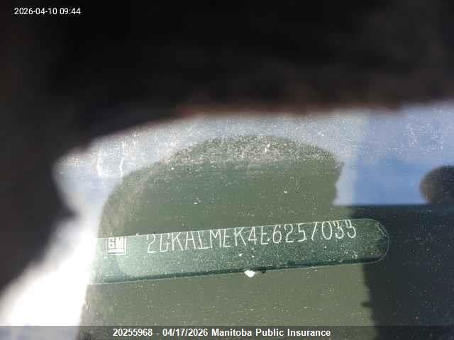 20255968 :رقم المزاد ، 2GKALMEK4E6257033 vin ، 2014 Gmc Terrain Sle مزاد بيع