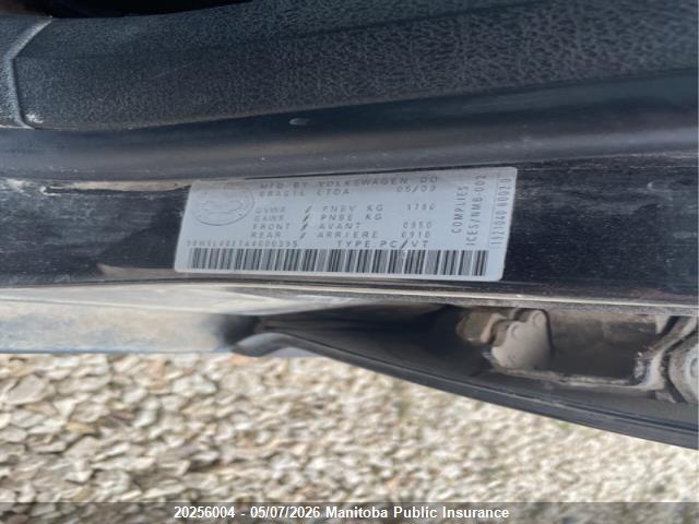 Aukcja sprzedaży 2010 Volkswagen Golf City, vin: 9BWEL4BE7A4000395, numer aukcji: 20256004