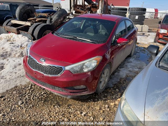 20256007 :رقم المزاد ، KNAFX4A6XF5265307 vin ، 2015 Kia Forte Ex مزاد بيع