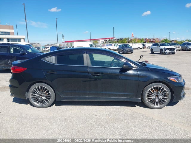 2018 Hyundai Elantra Sport მანქანა იყიდება აუქციონზე, vin: KMHD04LBXJU717047, აუქციონის ნომერი: 20256063