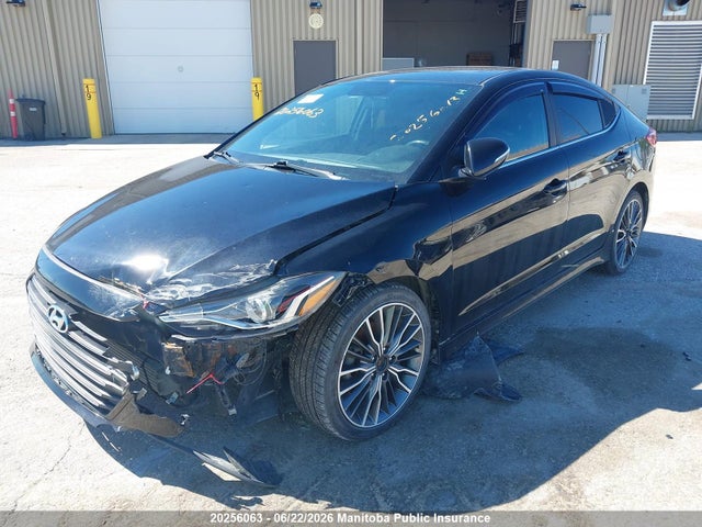 2018 Hyundai Elantra Sport მანქანა იყიდება აუქციონზე, vin: KMHD04LBXJU717047, აუქციონის ნომერი: 20256063