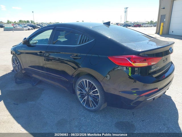 2018 Hyundai Elantra Sport მანქანა იყიდება აუქციონზე, vin: KMHD04LBXJU717047, აუქციონის ნომერი: 20256063