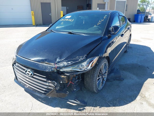 2018 Hyundai Elantra Sport მანქანა იყიდება აუქციონზე, vin: KMHD04LBXJU717047, აუქციონის ნომერი: 20256063