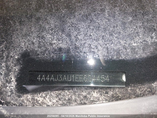 20256095 :رقم المزاد ، 4A4AJ3AU1EE604454 vin ، 2014 Mitsubishi Rvr Se مزاد بيع