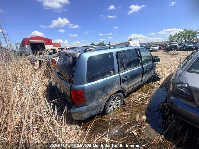 20256112 :رقم المزاد ، 2HKYF18485H004256 vin ، 2005 Honda Pilot Ex مزاد بيع