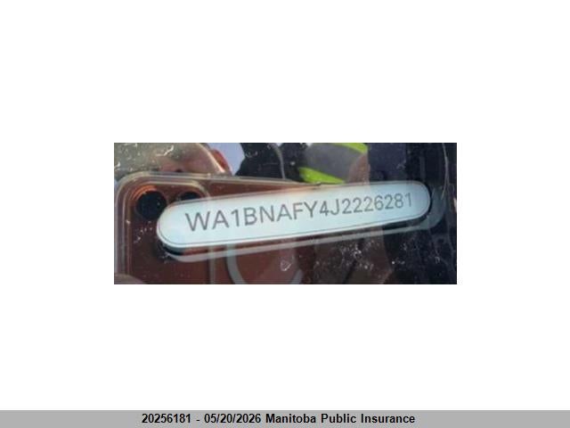 Aukcja sprzedaży 2018 Audi Q5, vin: WA1BN1FY4J2226281, numer aukcji: 20256181