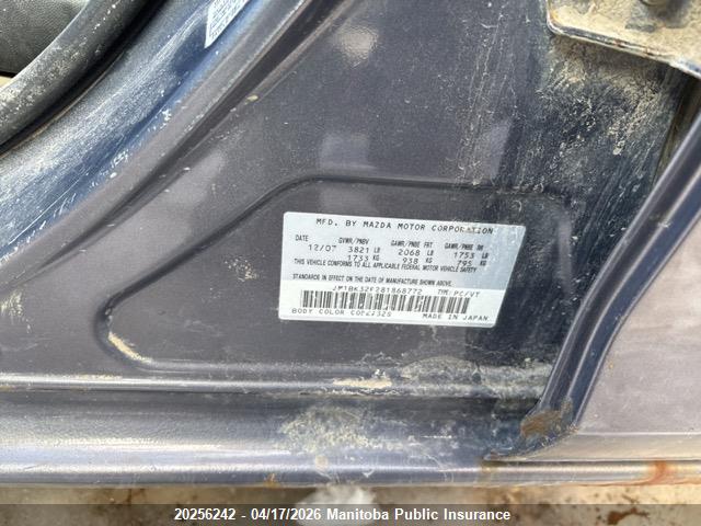 Aukcja sprzedaży 2008 Mazda 3 Mazda Gx, vin: JM1BK32F281868772, numer aukcji: 20256242