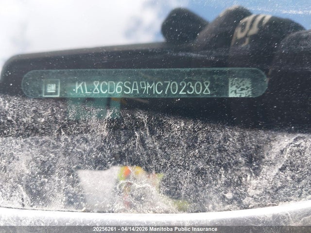 Продаж на аукціоні авто 2021 Chevrolet Spark Lt, vin: KL8CD6SA9MC702308, номер лоту: 20256261