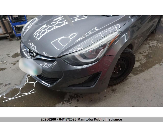 2014 Hyundai Elantra Gl მანქანა იყიდება აუქციონზე, vin: 5NPDH4AE0EH527283, აუქციონის ნომერი: 20256266