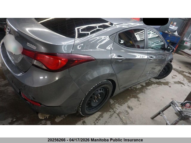 2014 Hyundai Elantra Gl მანქანა იყიდება აუქციონზე, vin: 5NPDH4AE0EH527283, აუქციონის ნომერი: 20256266