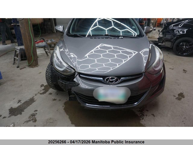 2014 Hyundai Elantra Gl მანქანა იყიდება აუქციონზე, vin: 5NPDH4AE0EH527283, აუქციონის ნომერი: 20256266
