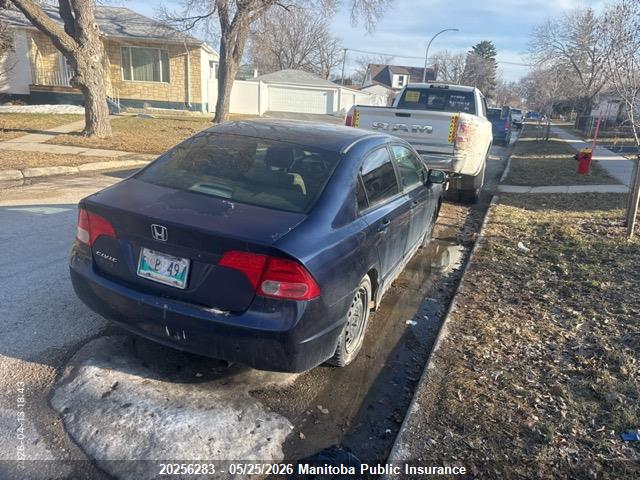 Aukcja sprzedaży 2006 Honda Civic Ex, vin: 1HGFA15826L806958, numer aukcji: 20256283