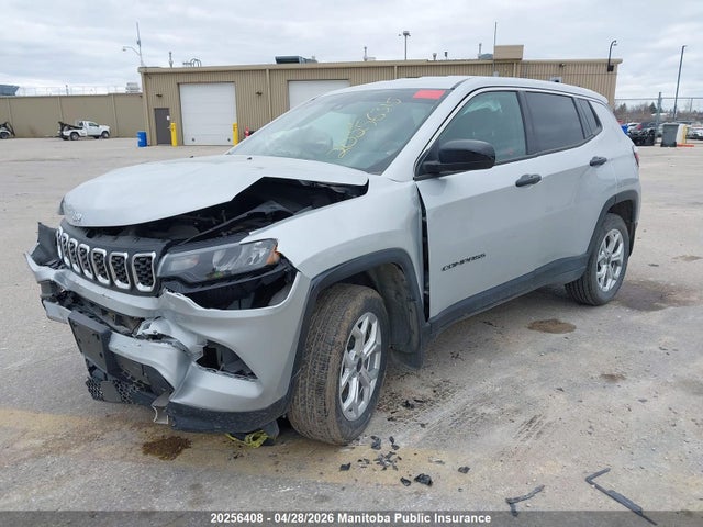 2025 Jeep Compass Sport მანქანა იყიდება აუქციონზე, vin: 3C4NJDAN2ST534322, აუქციონის ნომერი: 20256408