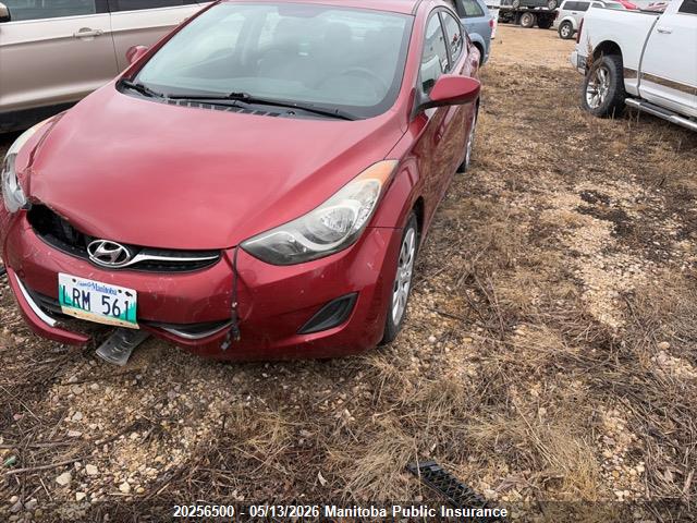 Aukcja sprzedaży 2013 Hyundai Elantra Gl, vin: 5NPDH4AE7DH282707, numer aukcji: 20256500