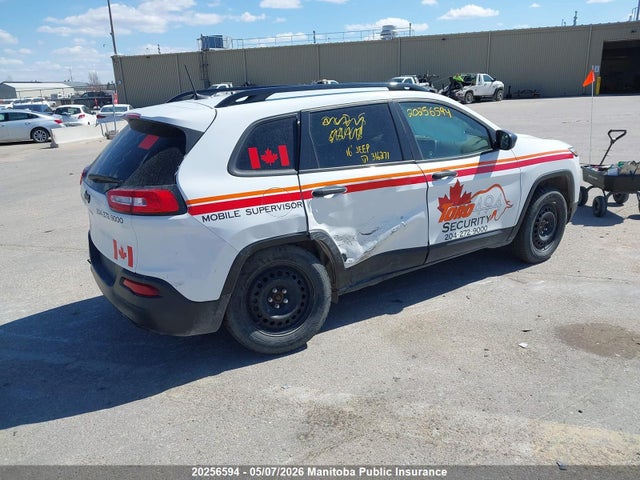 Auction sale of the 2016 Jeep Cherokee Sport, vin: 1C4PJMAB6GW316271, lot number: 20256594