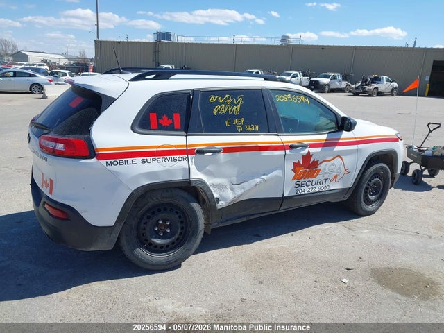 Auction sale of the 2016 Jeep Cherokee Sport, vin: 1C4PJMAB6GW316271, lot number: 20256594