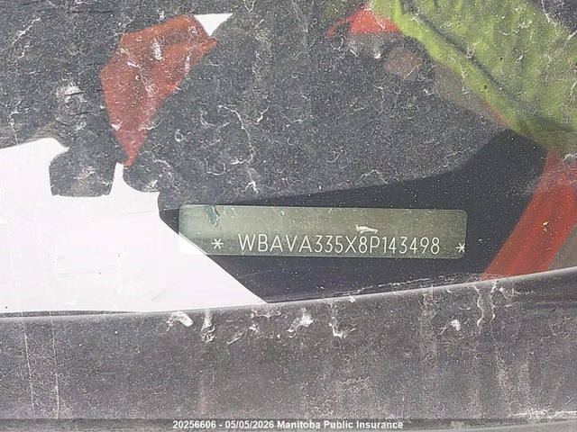 Продаж на аукціоні авто 2008 Bmw 328i, vin: WBAVA335X8P143498, номер лоту: 20256606