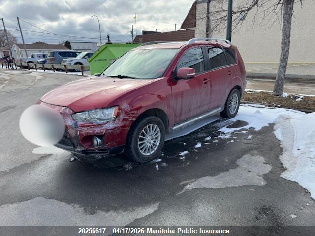 20256617 :رقم المزاد ، JA4JT5AXXAZ603002 vin ، 2010 Mitsubishi Outlander Ls مزاد بيع