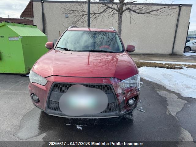 20256617 :رقم المزاد ، JA4JT5AXXAZ603002 vin ، 2010 Mitsubishi Outlander Ls مزاد بيع