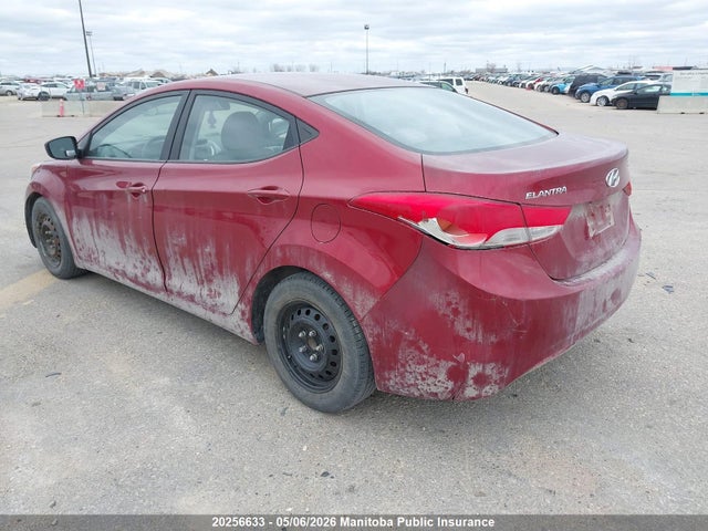 2011 Hyundai Elantra Gl მანქანა იყიდება აუქციონზე, vin: 5NPDH4AE3BH034418, აუქციონის ნომერი: 20256633