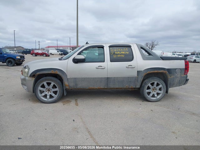 2007 Chevrolet Avalanche 1500 Lt მანქანა იყიდება აუქციონზე, vin: 3GNFK12397G125061, აუქციონის ნომერი: 20256655