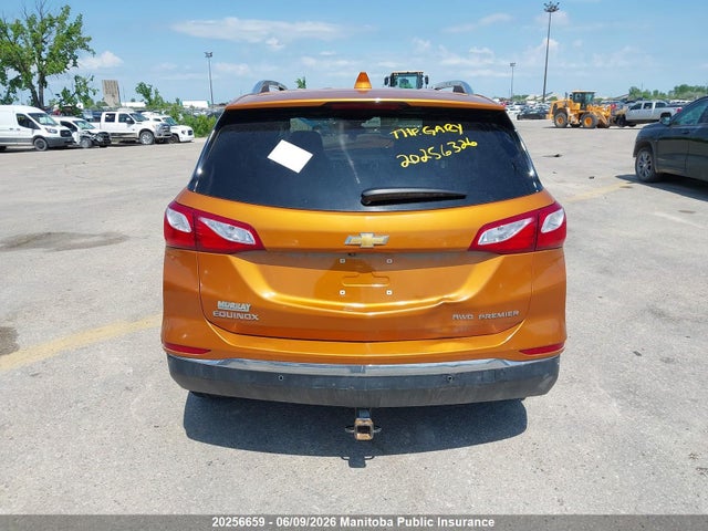 2019 Chevrolet Equinox Premier მანქანა იყიდება აუქციონზე, vin: 2GNAXXEV2K6147967, აუქციონის ნომერი: 20256659