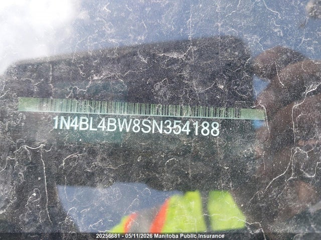 1N4BL4BW8SN354188 Nissan Altima 2.5 S