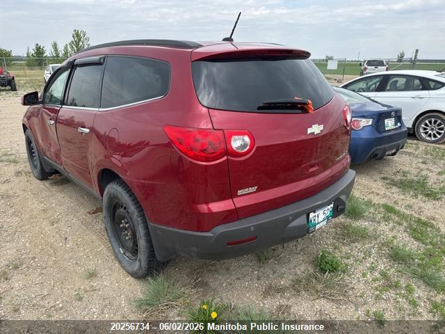 20256734 :رقم المزاد ، 1GNKRGED5CJ126878 vin ، 2012 Chevrolet Traverse Lt مزاد بيع