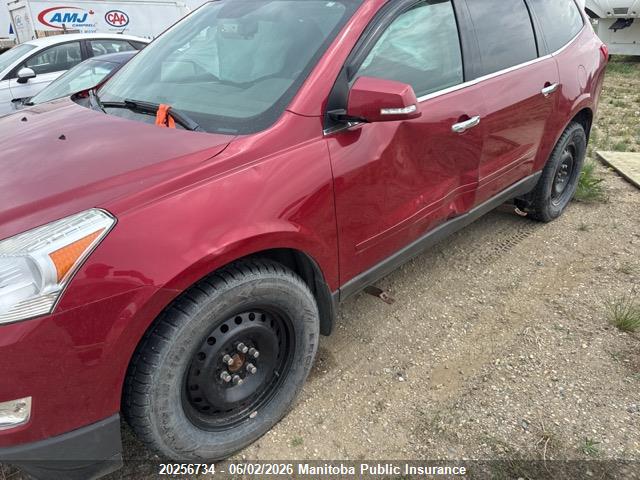 20256734 :رقم المزاد ، 1GNKRGED5CJ126878 vin ، 2012 Chevrolet Traverse Lt مزاد بيع