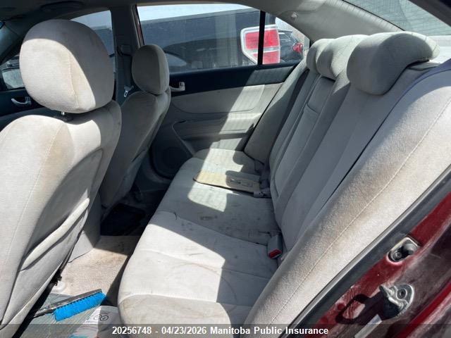 Aukcja sprzedaży 2008 Hyundai Sonata Gl, vin: 5NPET46C18H373231, numer aukcji: 20256748