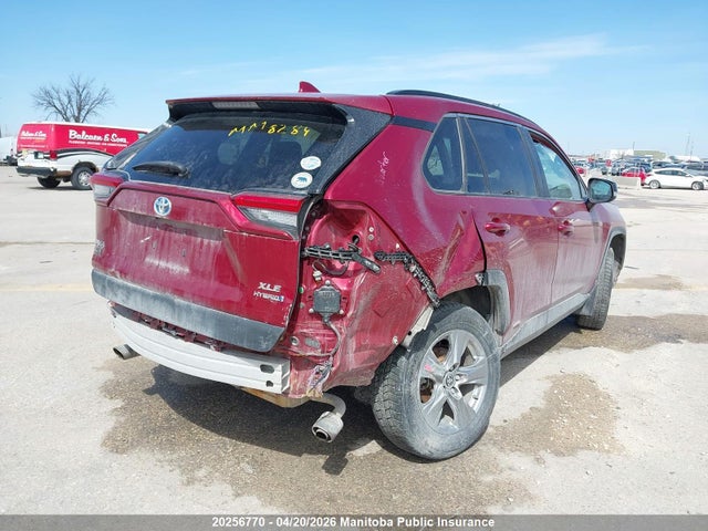 2T3RWRFVXNW142095 Toyota Rav4 Xle Hybrid