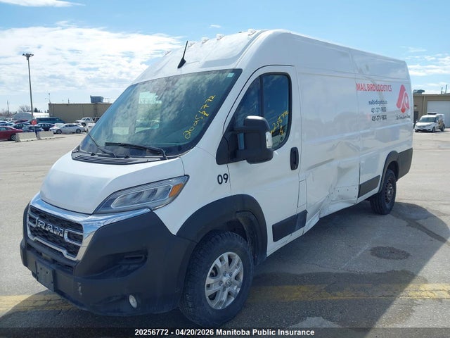20256772 :رقم المزاد ، 3C6MRVJG6SE503498 vin ، 2025 Ram Promaster 3500 Cargo Van مزاد بيع