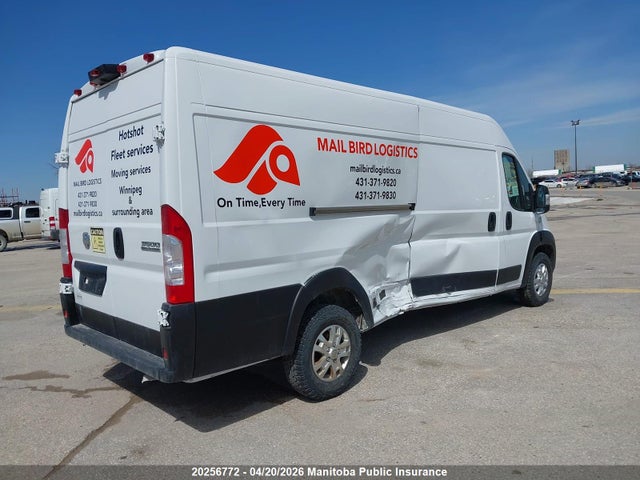 20256772 :رقم المزاد ، 3C6MRVJG6SE503498 vin ، 2025 Ram Promaster 3500 Cargo Van مزاد بيع